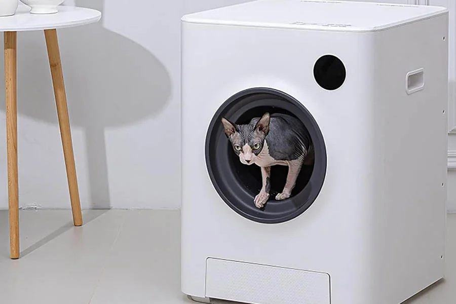 self cleaning litter box